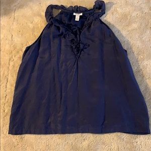 J. Crew sleeveless silk blend top